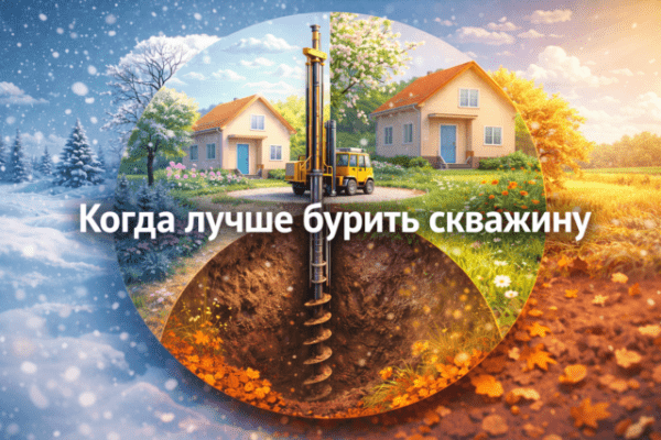 Строительство и ремонт квартир, домов, советы | Строительство и ремонт квартир, домов, советы - Когда лучше бурить скважину на воду: сезон, тип скважины и подготовка